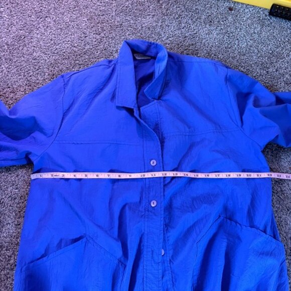 Remo of California Women's L Blue Pants Suit 2 Piece Set Blazer Pants Made USA - Picture 9 of 10